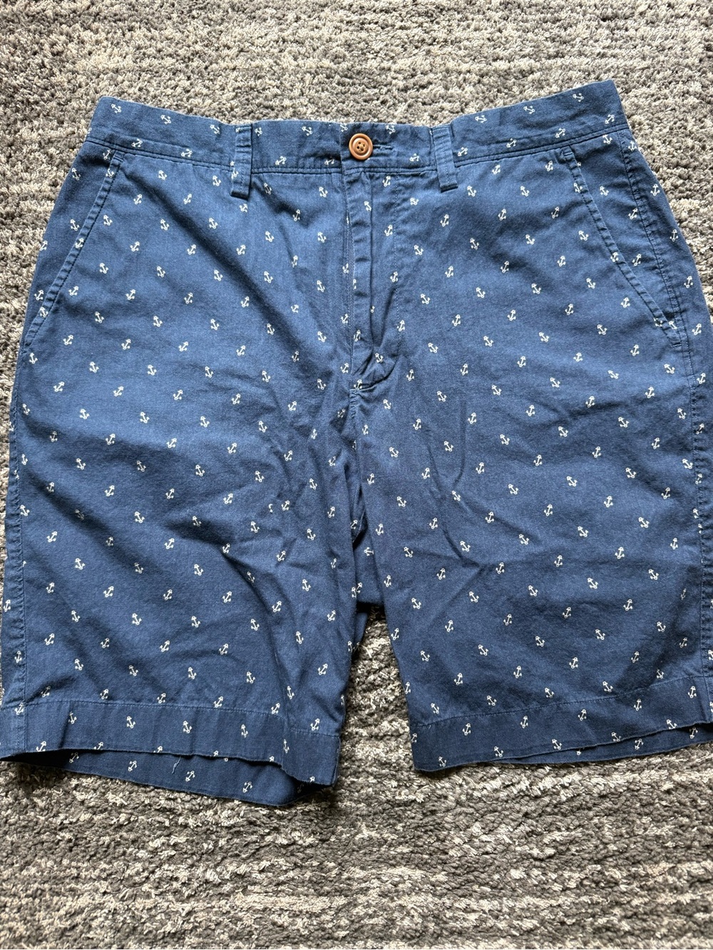 Classic Blue Nautical Men’s Shorts